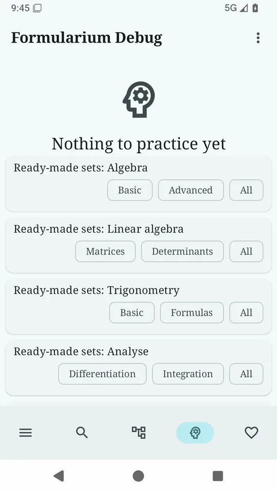 Flashcard practice